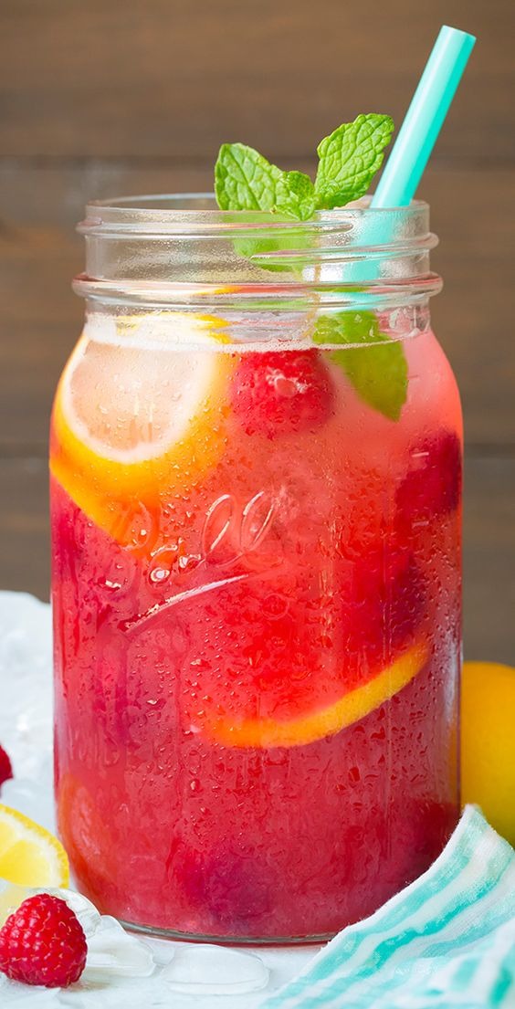 Sparkling Raspberry Lemonade